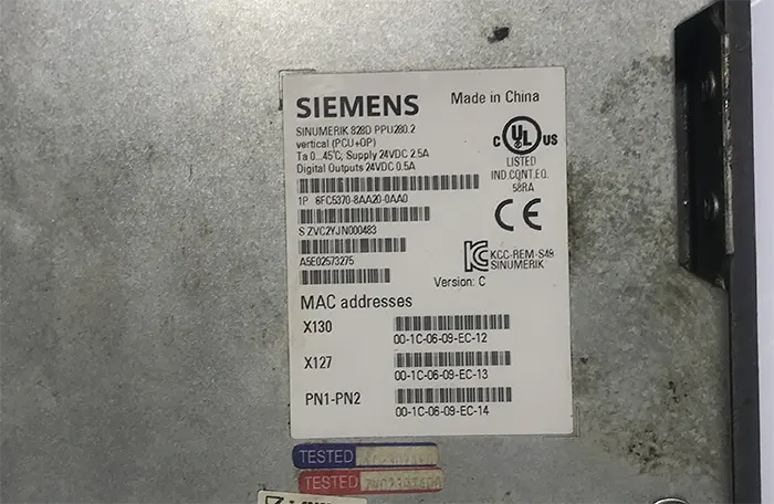 کنترلر صنعتی- 6FC5370-8AA20-0AA0 - زیمنس - Siemens