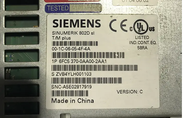 کنترلر صنعتی- 6FC5370-0AA00-2AA1 - زیمنس - Siemens