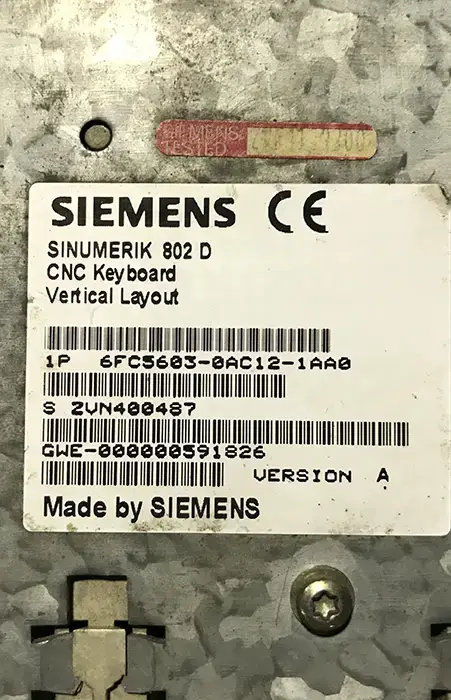 صفحه کلید صنعتی - 6fc5203-0ac00-0aa14 - Siemens
