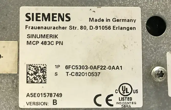 صفحه کلید صنعتی - 6fc5203-0ac00-0aa7 - Siemens