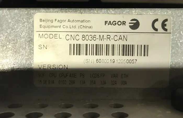 کنترلر صنعتی - فاگور -FAGOR-8036-m - FAGOR 8036-m