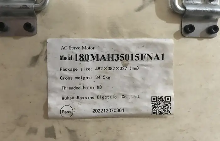 سروو موتور مکسین 180MAH35015FNA1 توان 5.5 بدون ترمز