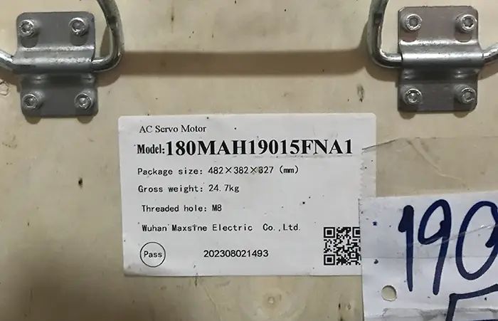 سروو موتور مکسین 180MAH19015FNA1 توان 3 بدون ترمز