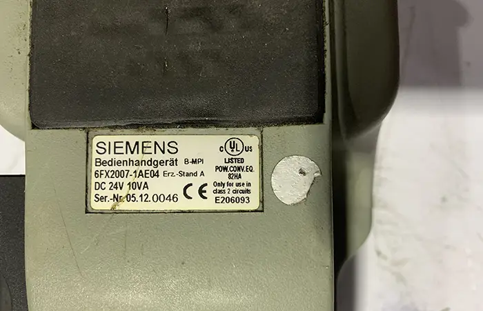 هندویل - کارکرده - هندویل پرتابل - 6FX2007-1AE04