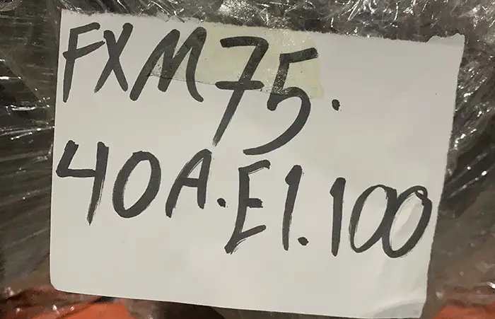 سروو موتور فاگور FXM75.40A.E1.100 توان 131 بدون ترمز