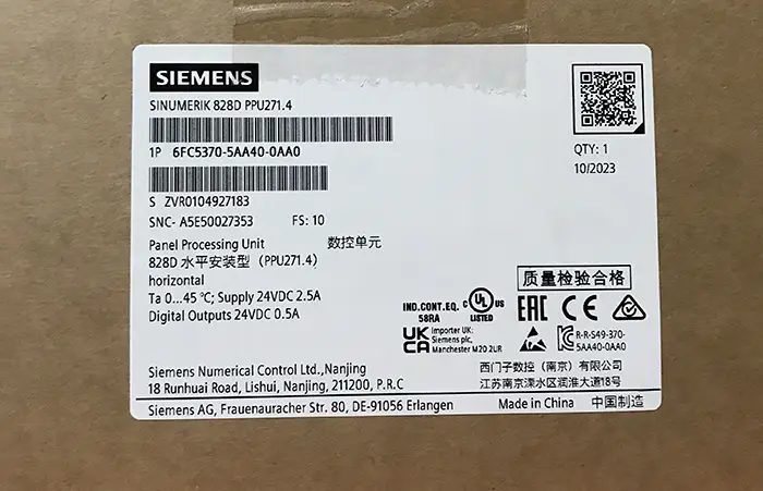 کنترلر صنعتی - زیمنس - Siemens - 6FC5370-5AA40-0AA0