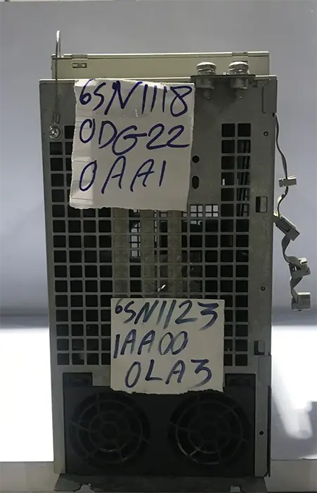 سروو درایو زیمنس 6SN1118-0DG22-0AA1 کارکرده