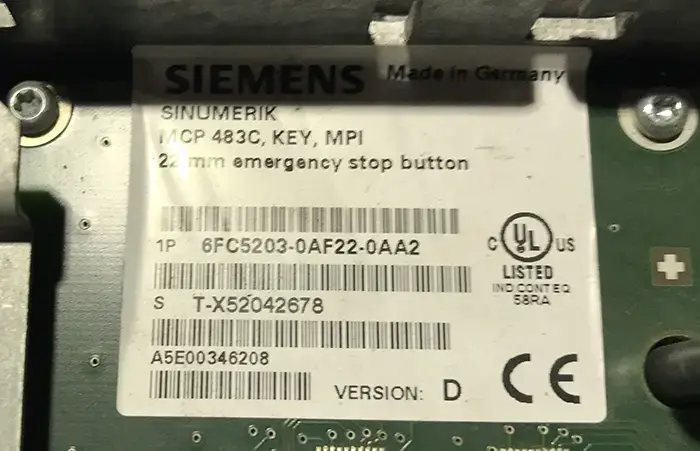 صفحه کلید صنعتی - 6FC5203-0AF22-0AA2 - Siemens