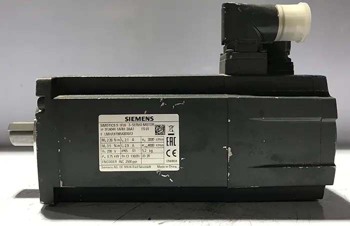 سروو موتور زیمنس 1FL6044-1AF61-2AA1 توان 0.75 بدون ترمز V70/V90
