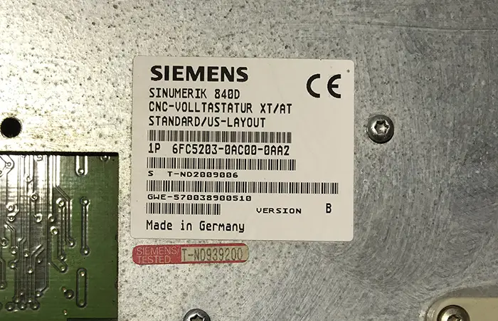 صفحه کلید صنعتی - 6FC5203-0AC00-0AA2 - Siemens
